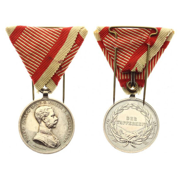Medaila františek jozef i. - za statočnosť ii. trieda - Medaila František Jozef I. - Za statočnosť II. trieda