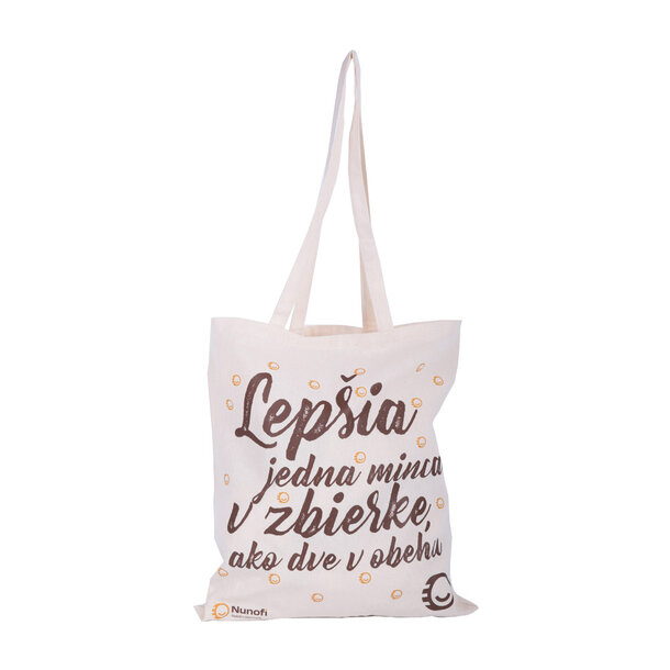 Plátená taška nunofi - lepšia jedna minca... - Lepšia-jedna-minca-2