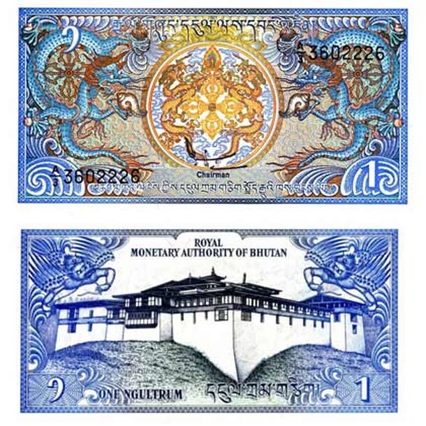 bhutan-1-ngultrum-1990