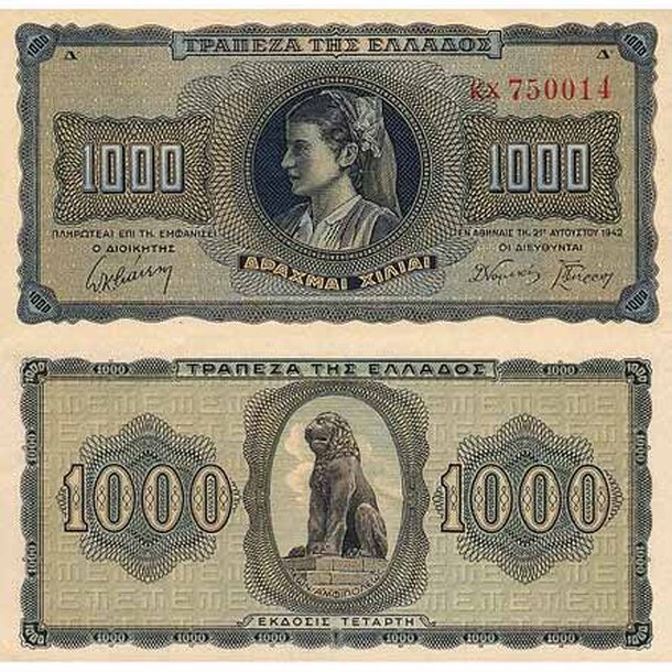 greece-1000-drachmas-1942