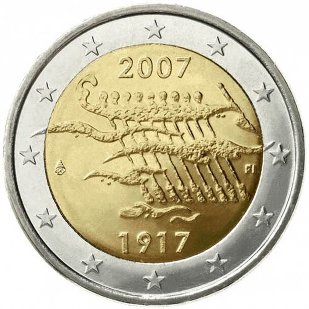 finsko-2007-2-euro-itsenais