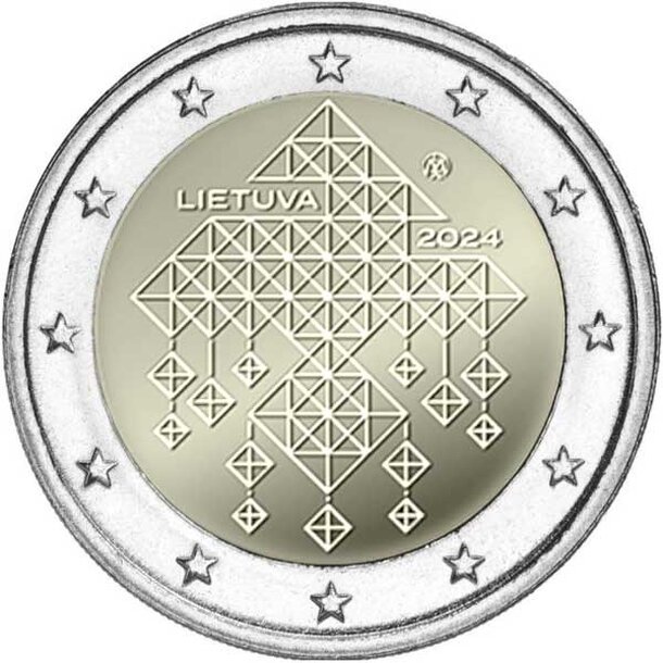 2-euro-litva-zahrady