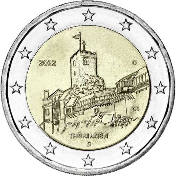 nemecko-2022-2-euro-thuringen-d