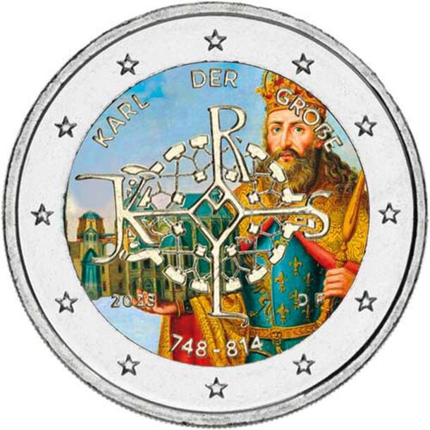 2-euro-karol-velky-kolor