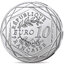 10 euro francúzsko 2025 - lady and the tramp - kolorovaná - 10 euro Francúzsko 2026 - tramp-kolor -2