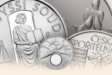 Silver coins of the Czech Republic