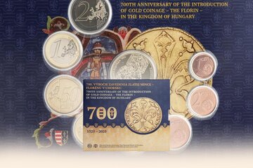 Set of Euro Coins - Introduction of the Florin in Hungary