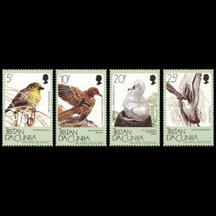 Series of Stamps Tristan da Cunha 1988 - Birds