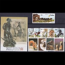 Thematic Stamp Pack Cuba - Horses