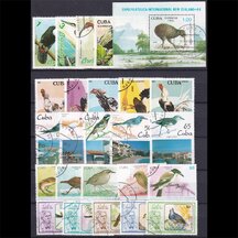 Thematic Stamp Pack Cuba - Birds