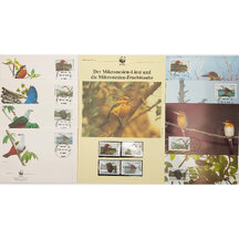 Lot FDC Micronesia 1990 - Kingfisher and Micronesian Dove