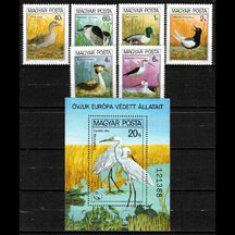 Series of Stamps Hungary 1980 - Birds