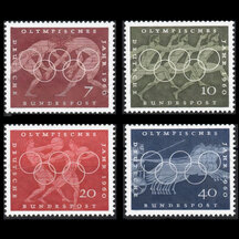 Series of stamps FRG 1960 - Olympic Games Rome