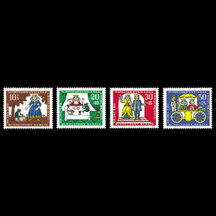 Series of Stamps FRG - Berlin 1966 - Charity Stamps