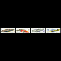 Series of USSR Stamps 1980 - Racing Cars