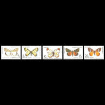 Series of USSR Stamps 1986 - Butterflies