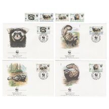 Lot FDC Kazakhstan 1997 - Spotted Polecat