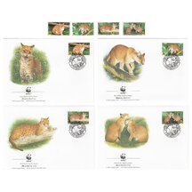 Lot FDC Senegal 1997 - Golden Cat