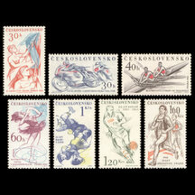 Series of Stamps Czechoslovakia 1961 - Sport