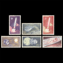 Series of Stamps Czechoslovakia 1961 - Space Research