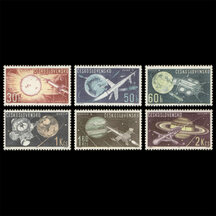 Series of Stamps Czechoslovakia 1963 - Space Research
