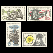 Series of Stamps Czechoslovakia 1964 - Personalities and Events