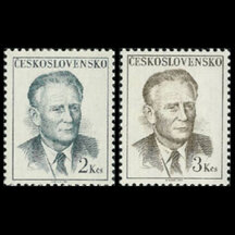 Series of Stamps Czechoslovakia 1967 - Antonín Novotný