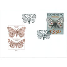 FDC Slovakia 2025 - Butterfly Collection