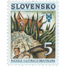 Stamp Slovakia 1993 - Biennial of Illustrations