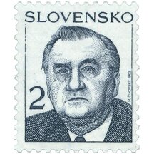 Stamp Slovakia 1993 - President Michal Kováč