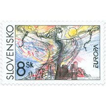 Stamp Slovakia 1995 - Peace and Freedom