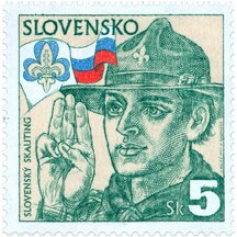 Stamp Slovakia 1995 - Slovak Scouting