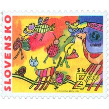 Stamp Slovakia 2000 - Children's Stamp - UNICEF