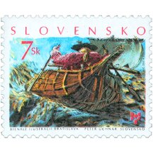 Stamp Slovakia 2001 - Biennial of Illustrations