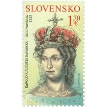 Stamp Slovakia 2025 - Karolína Augusta of Bavaria