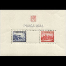 Sheet Czechoslovakia 1938 - Stamp Exhibition PRAGA 1938
