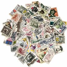 Package of postage stamps - Czechoslovakia
