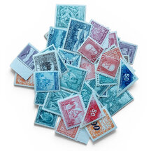 Package of postage stamps - Czechoslovakia