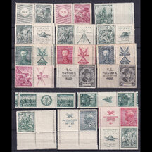 Package of postage stamps - Czechoslovakia (coupons)