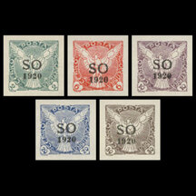Series of stamps Czechoslovakia 1920 - Newspaper SO 1920