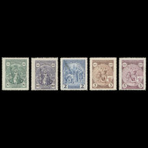Series of Stamps Czechoslovakia 1929 - Death of St. Wenceslas