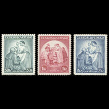 Series of Stamps Czechoslovakia 1936 - For Children