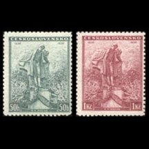 Series of stamps Czechoslovakia 1936 - K. H. Mácha