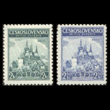 Series of Stamps Czechoslovakia 1937 - Little Entente