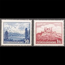 Series of Stamps Czechoslovakia 1937 - Stamp Exhibition Bratislava