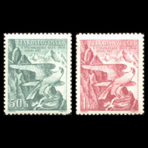 Series of Stamps Czechoslovakia 1938 - Sokol Games