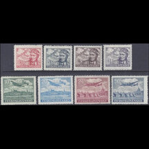 Series of Stamps Czechoslovakia 1946-1947 - Aviation Motifs