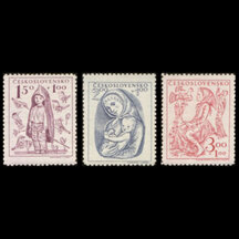 Series of Stamps Czechoslovakia 1948 - For Children