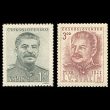 Series of Stamps Czechoslovakia 1949 - Joseph V. Stalin