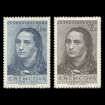Series of Stamps Czechoslovakia 1950 - Božena Němcová